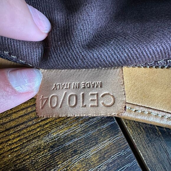 Celine Macadam Vintage Shoulder Bag Brown - Picture 5 of 16